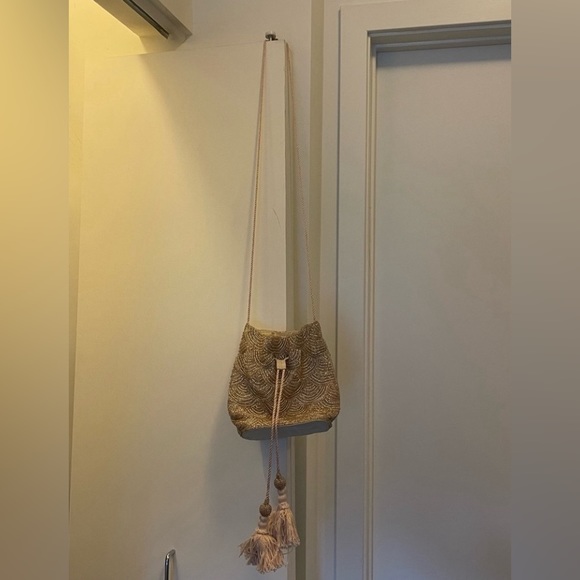 From St Xavier Nevada Drawstring Bag in Champagne - Picture 2 of 2